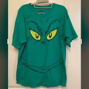 Hybrid Apparel Dr Seuss Grinch Face T-Shirt